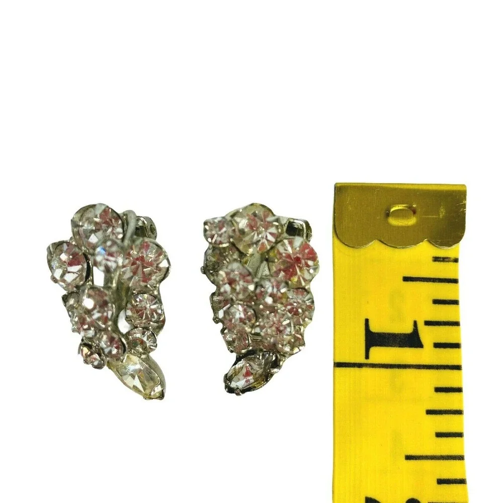 Vintage Bling‎ Earrings Clip on Costume Jewelry